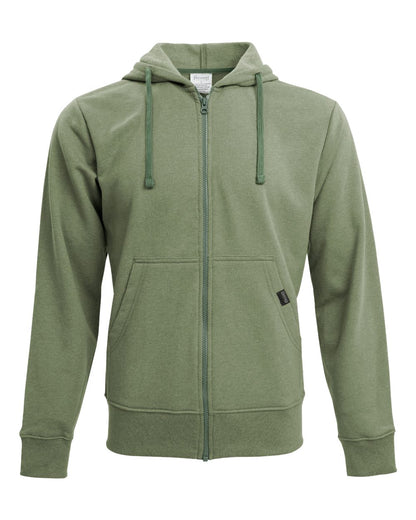 Recover Unisex Full-Zip Hooded Sweatshirt RC1090 #color_Fern