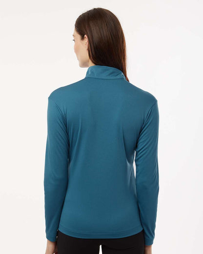 AllPro Women's Pro-Lock Performance Quarter-Zip Pullover 41870L #colormdl_Pacific Blue