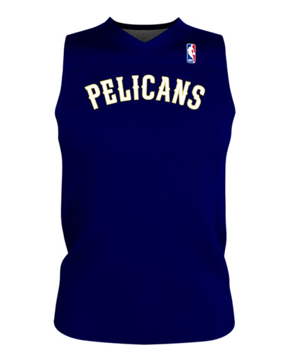 Alleson Athletic Youth NBA Logo'd Reversible Game Jersey A105LY #color_New Orleans Pelicans
