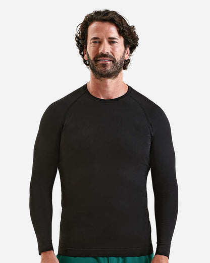 Onna Men's Unstoppable Fresh Long Sleeve Underscrub Base Layer NN270 #colormdl_Black