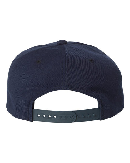 YP Classics Premium Five-Panel Snapback Cap 5089M #color_Navy