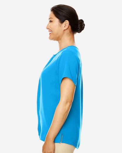 Devon & Jones Women's Perfect Fit™ Crepe Blouse DP612W #colormdl_Ocean Blue