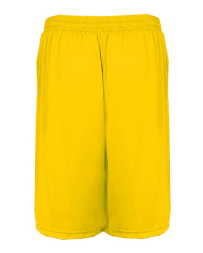 Badger Men's B-Core 10" Shorts with Pockets 4119 #color_Gold