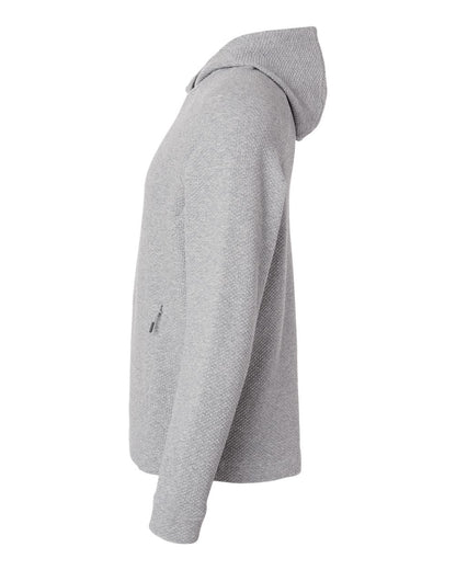 North End Men's Spirit Textured Hooded Pullover NE729 #color_Platinum Heather