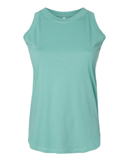 LAT Women's Relaxed Fine Jersey Tank 3592 #color_Saltwater