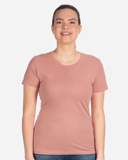 Next Level Women’s Cotton T-Shirt 3900 #colormdl_Desert Pink
