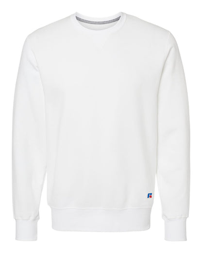 Russell Athletic Unisex Cotton Rich Crewneck Sweatshirt 82RNSM #color_White