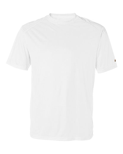 Badger B-Core Sport Shoulders T-Shirt 4120 #color_White