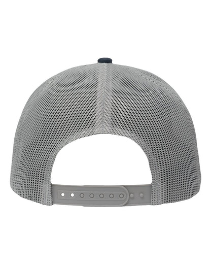 Sportsman Modern Six-Panel Trucker Fit Cap SP1650 #color_Navy/ Grey