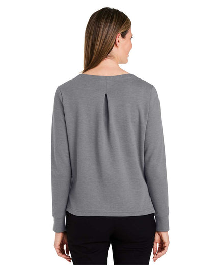Devon & Jones Women's New Classics® Charleston Pullover DG482W #colormdl_Graphite Melange