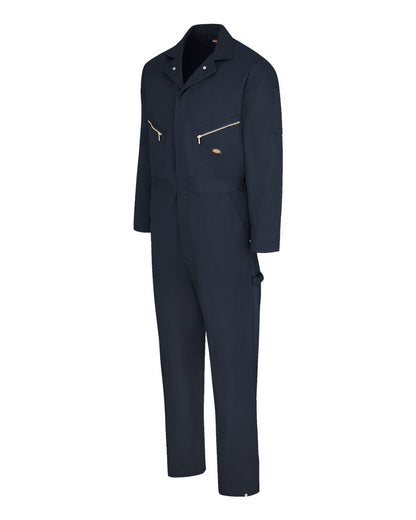 Dickies Deluxe Long Sleeve Cotton Coverall - Tall Sizes 4877T #color_Dark Navy