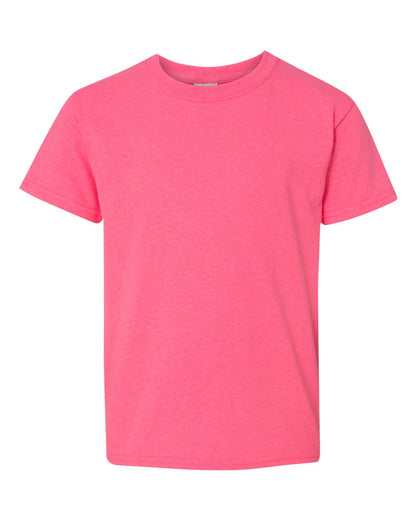 Gildan Heavy Cotton™ Youth T-Shirt 5000B #color_Safety Pink