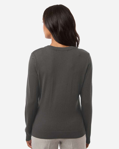 Devon & Jones Women's New Classics V-Neck Sweater DG445W #colormdl_Graphite