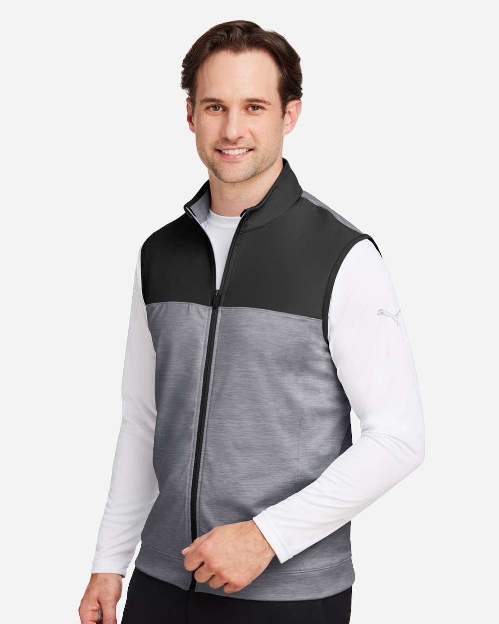 #colormdl_Puma Black/ Quiet Shade Heather