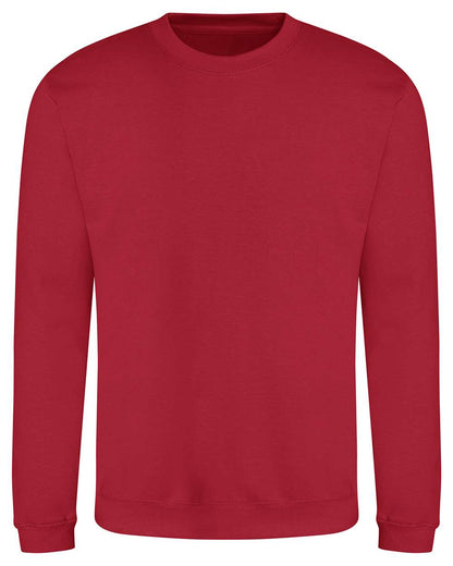 AWDis Youth Crewneck Sweatshirt JHY030 #color_Fire Red