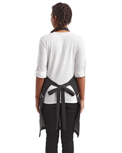Artisan Collection by Reprime Regenerate Recycled Bib Apron RP122 #colormdl_Black Denim