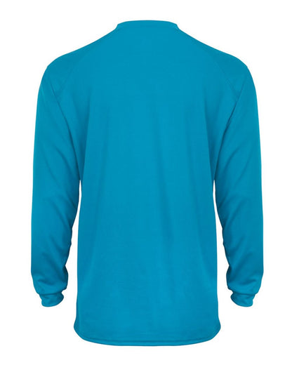 Badger Unisex B-Core Long Sleeve T-Shirt 4104 #color_Electric Blue