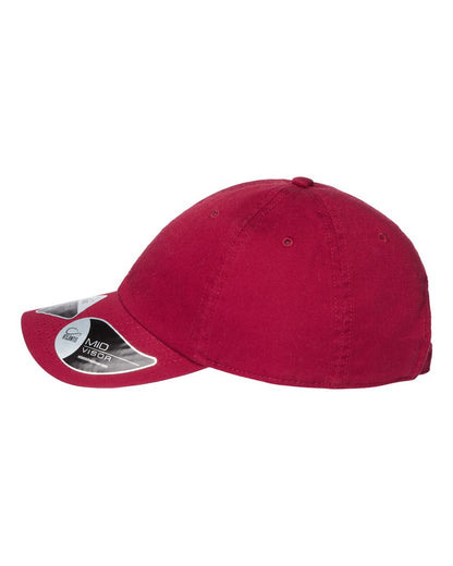 Atlantis Headwear Sustainable Dad Hat FRASER #color_Cardinal Red