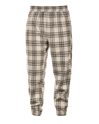 Burnside Flannel Jogger 8810 #color_Grey/ Steel 