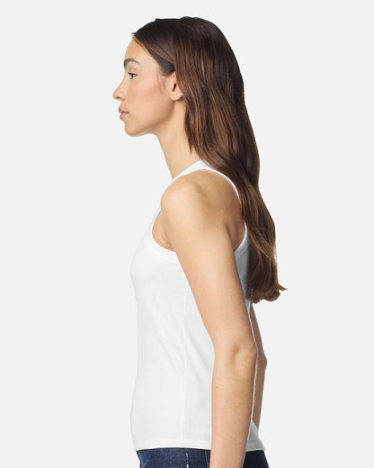 American Apparel Women's Baby Rib Tank BR2101 #colormdl_White
