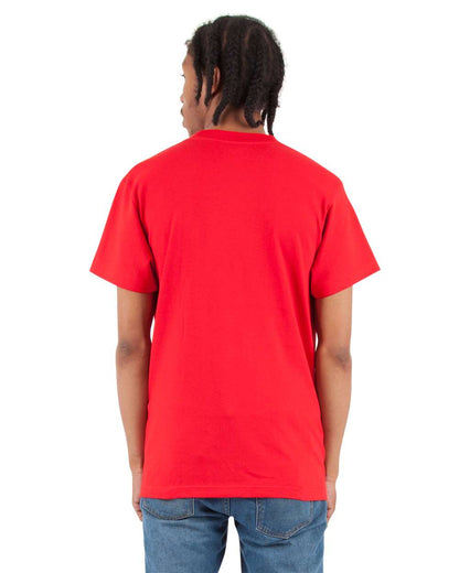Shaka Wear Unisex V-Neck T-Shirt SHVEE #colormdl_Red