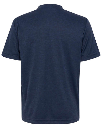 Team 365 Youth Sonic Heather Performance T-Shirt TT11HY #color_Sport Dark Navy Heather