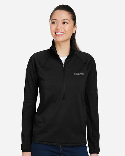 Marmot Women's Leconte Half-Zip Pullover M15391 #colormdl_Black