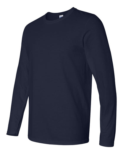 Gildan Softstyle® Long Sleeve T-Shirt 64400 #color_Navy