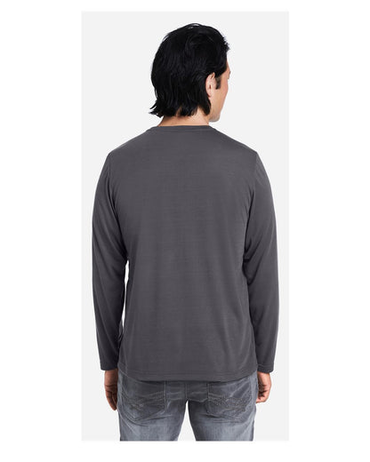 CORE365 Unisex Fusion ChromaSoft™ Performance Long Sleeve T-Shirt CE111L #colormdl_Carbon