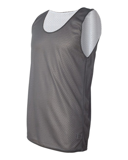 Badger Pro Mesh Reversible Tank Top 8529 #color_Graphite/ White