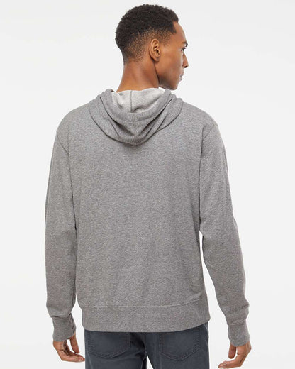 Independent Trading Co. Midweight French Terry Hooded Sweatshirt PRM90HT #colormdl_Salt &amp; Pepper