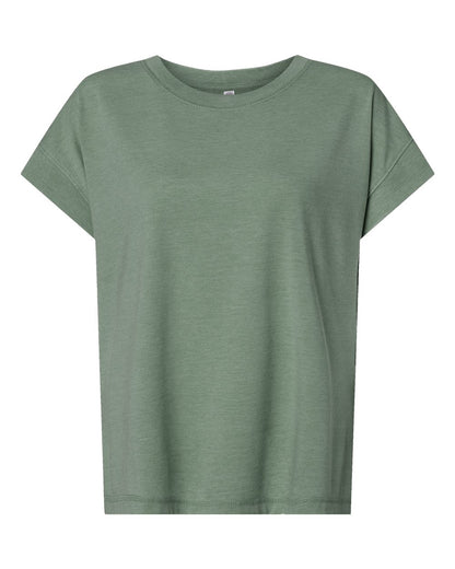LAT Women's Relaxed Vintage Wash Tee 3502 #color_Washed Basil