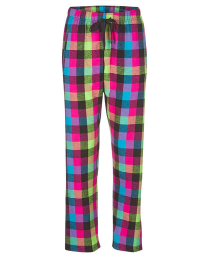 Boxercraft Women's Haley Flannel Pants BW6620 #color_Neon Buffalo