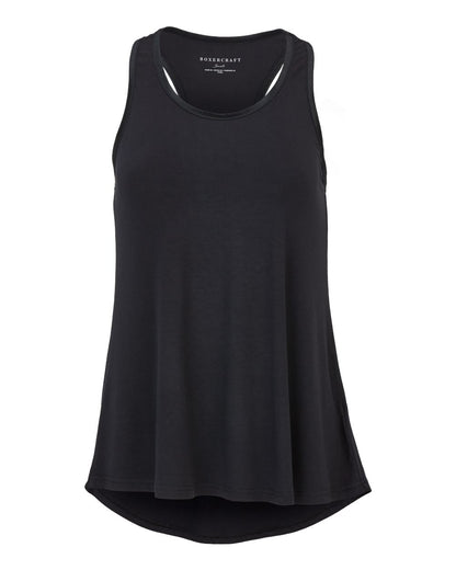 Boxercraft Women's Bamboo Tank Top BW2508 #color_Black