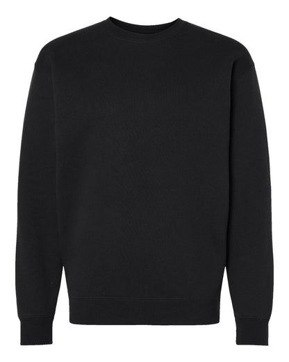 Independent Trading Co. Heavyweight Crewneck Sweatshirt IND3000 #color_Black