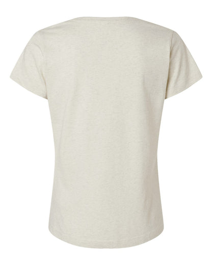 LAT Women's Fine Jersey V-Neck Tee 3507 #color_Natural Heather