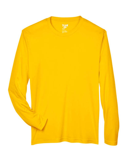 Team 365 Men's Zone Performance Long Sleeve T-Shirt TT11L #color_Sport Athletic Gold