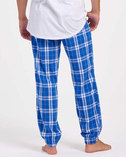 Boxercraft Flannel Joggers BM6625 #colormdl_Royal/ Silver