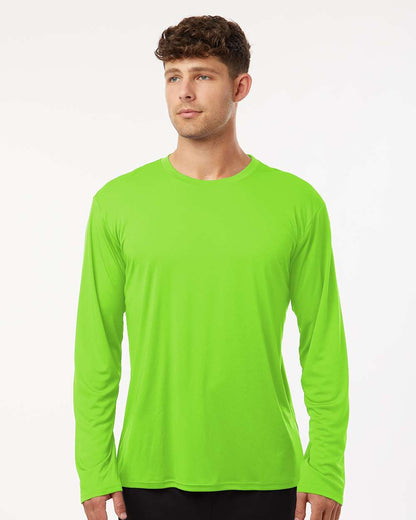 AllPro Unisex Pro-Lock Performance Long Sleeve T-Shirt 48400 #colormdl_Lime