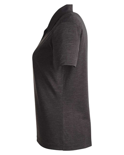 Team 365 Women's Zone Sonic Heather Performance Polo TT51HW #color_Black Heather