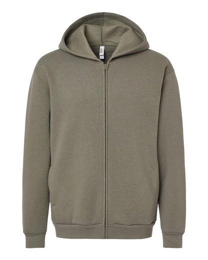 American Apparel Unisex ReFlex Fleece Full-Zip Hoodie Sweatshirt RF497 #color_Lieutenant