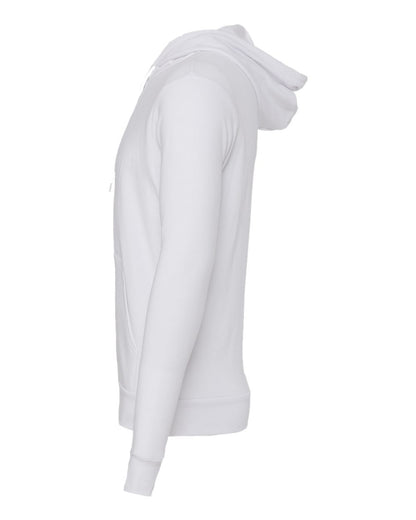 BELLA + CANVAS Sponge Fleece Full-Zip Hoodie 3739 #color_White