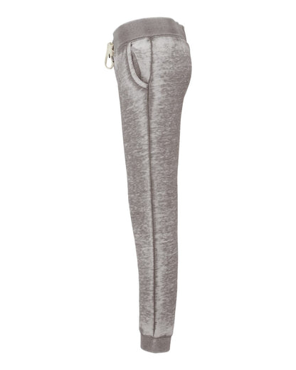 J. America Women’s Vintage Zen Fleece Joggers 8944 #color_Cement
