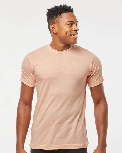 Tultex Poly-Rich T-Shirt 241 #colormdl_Heather Peach