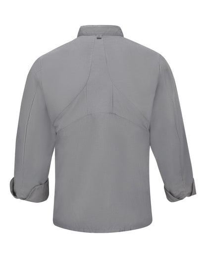 Chef Designs Mimix™ Chef Coat with OilBlok 042X #color_Grey