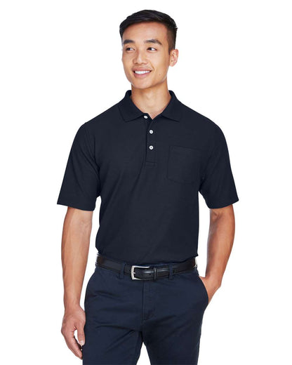 Devon & Jones Men's DRYTEC20™ Performance Pocket Polo DG150P #colormdl_Navy