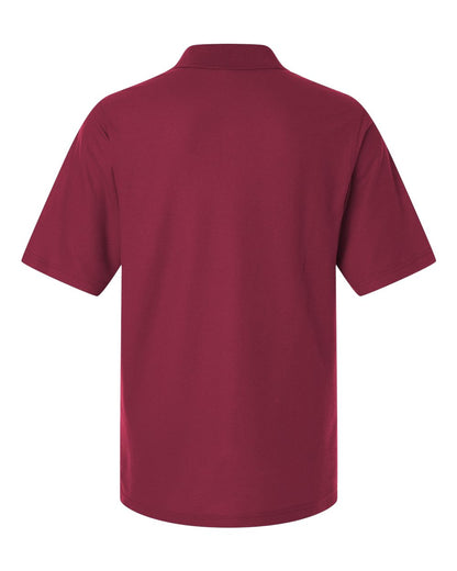 Harriton Men's Maverick CVC Pique Polo M105 #color_Wine