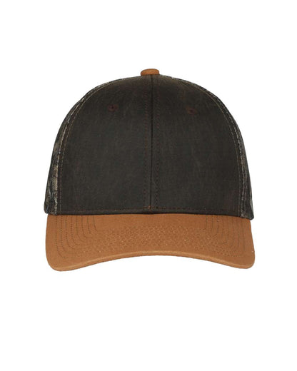 Outdoor Cap Camo Mesh Cap HPC615M #color_Brown/ Mossy Oak/ Brown