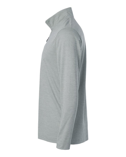 AllPro Men's Pro-Lock Performance Mélange Quarter-Zip Pullover 4HM700 #color_Silver Melange
