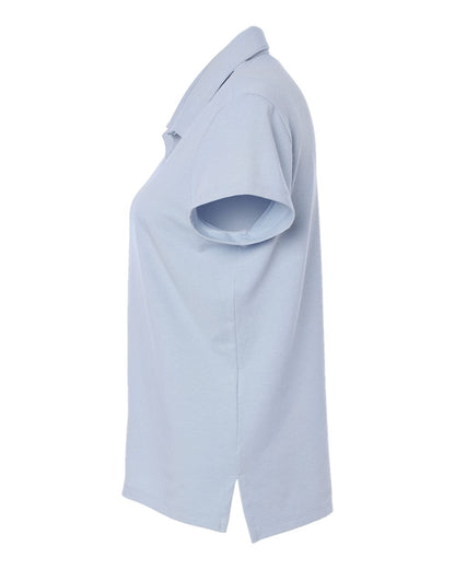 Adidas Women's Blended Polo A690 #color_Blue Dawn Melange